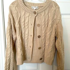 Loveriche thick cardigan sweater. Purchased new but never worn.